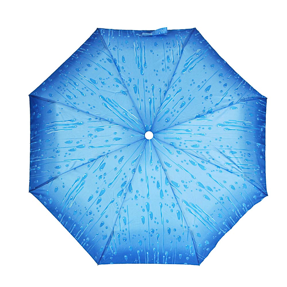 Зонт автомат, диаметр 95 см, 8 спиц, металл, пластик, полиэстер, 4 дизайна, арт.№ 302-417