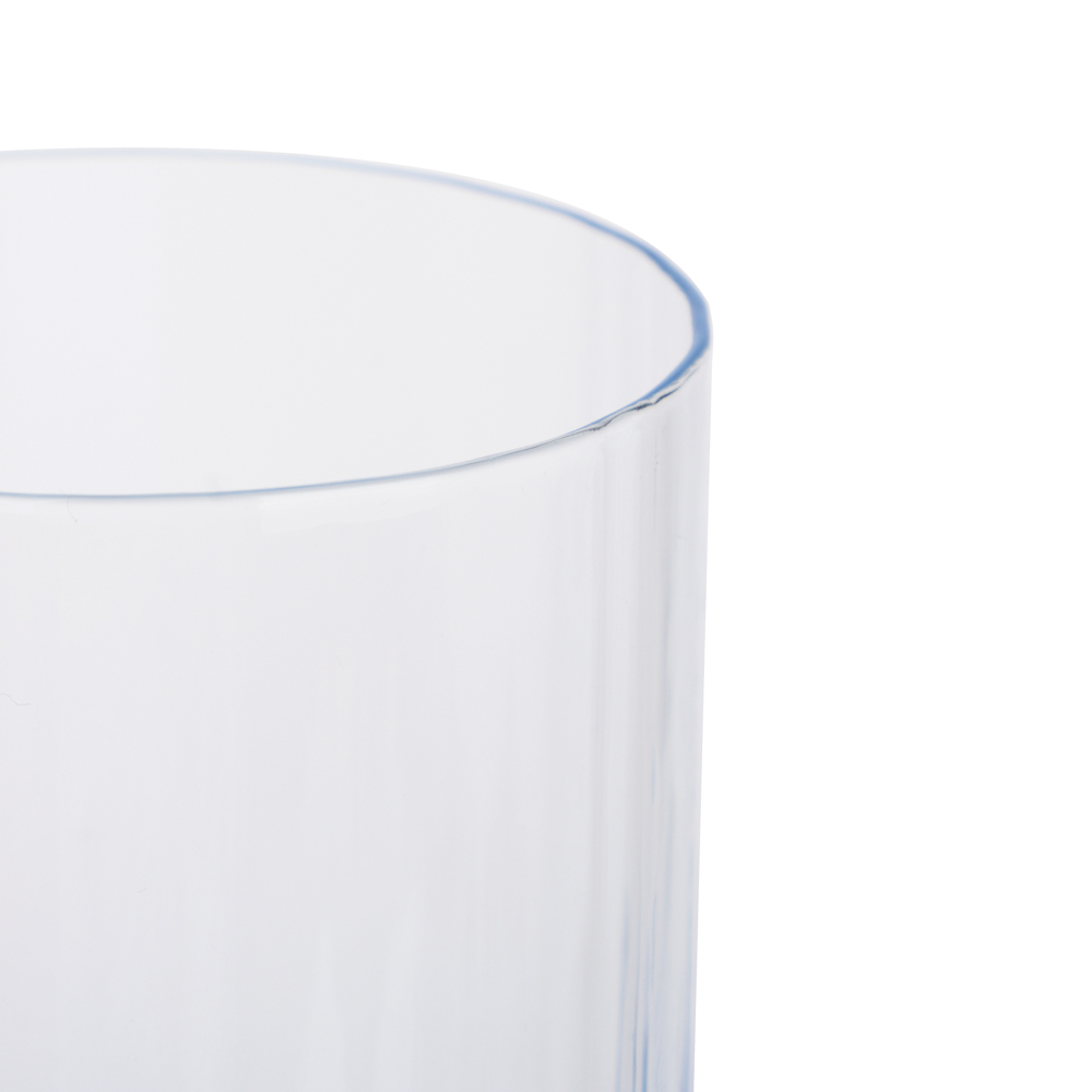 Стакан высокий с цветным дном тм MILLIMI Аква, 500мл, стекло, арт.№ 878-725