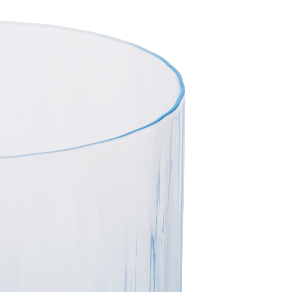 Стакан с цветным дном тм MILLIMI Аква, 400мл, стекло, арт.№ 878-726