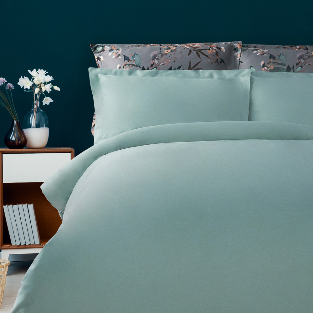 BY COLLECTION Пододеяльник 200х220см, 100% хлопок, голубой, арт.№ 432-188