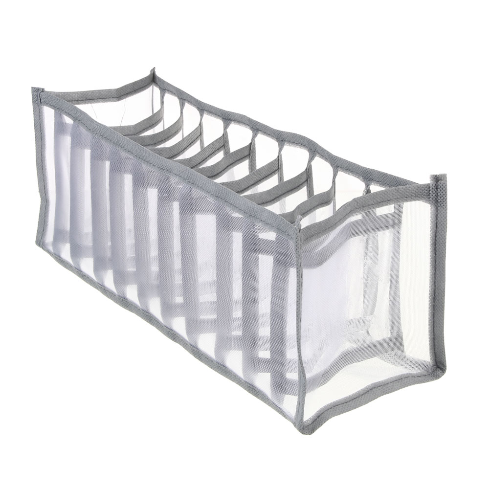 Органайзер для хранения белья тм VETTA Вуаль, 11 отделов, полиэстер, 32x12x12см, арт.№ 457-779