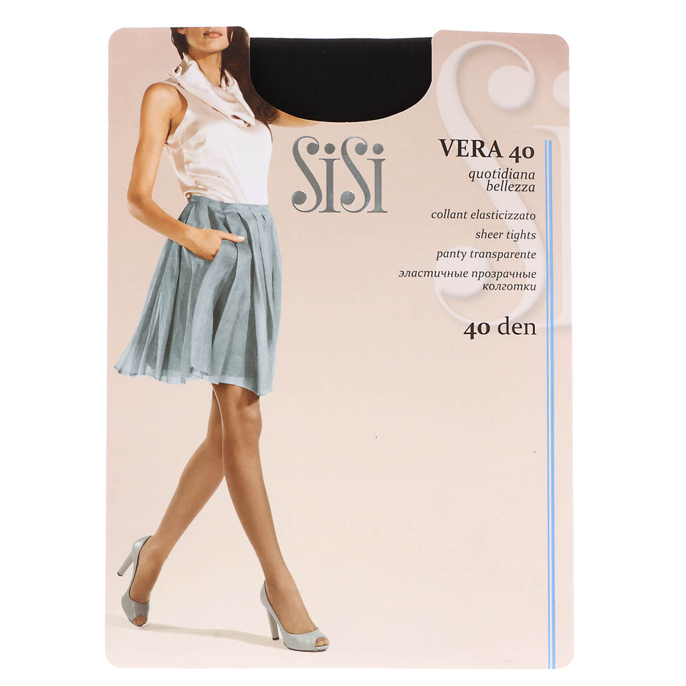 Колготки женские Sisi 40 DEN, размер 2 (S), цвет Nero, арт.№ 048-142