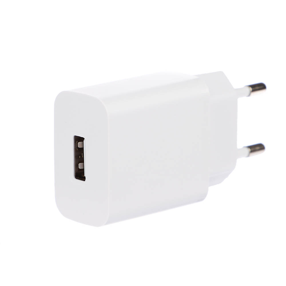 Сетевое зарядное устройство BY Usual 10Вт, 1хUSB-А, 2А, 5В,110-240В, 50-60Гц, пластик, белый, арт.№ 916-257