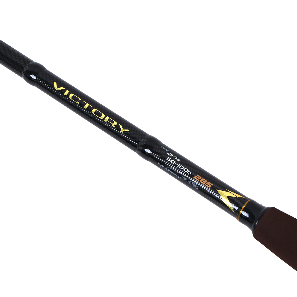 KAIDA Спиннинг штекерный, VICTORY, H, 50-100гр, 285см, карбон, арт.№ 149-214