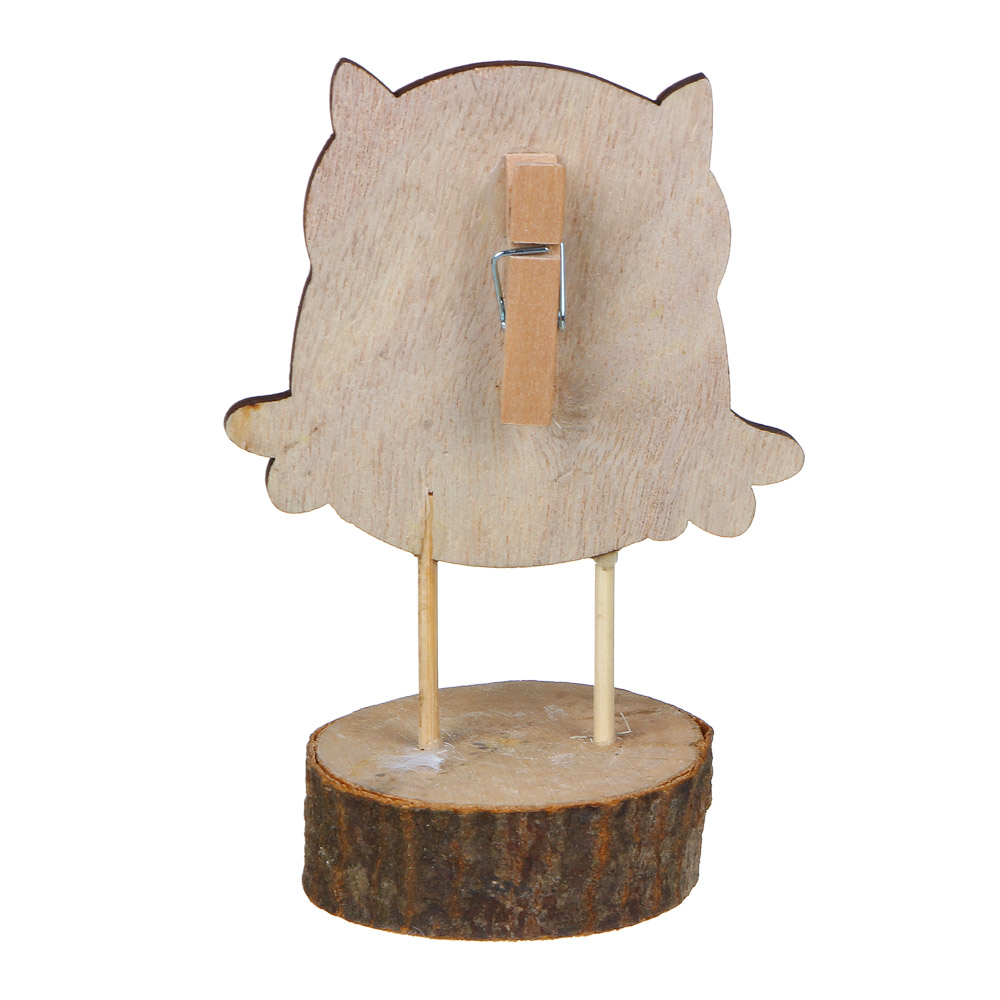 INBLOOM Декор садовый Сова 15см, МДФ, 3 дизайна, арт.№ 153-139