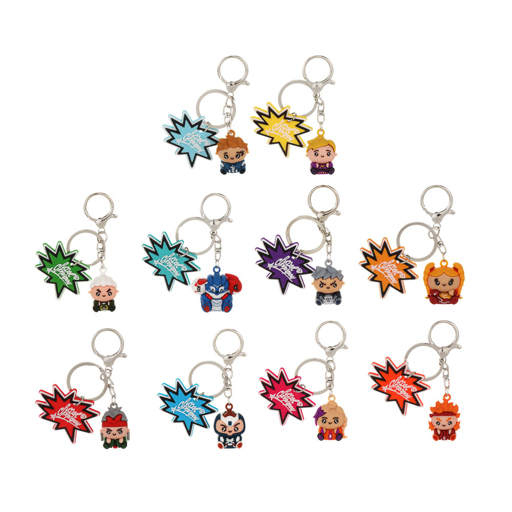 Брелок "BY Русские Супергерои", ПВХ, металл, 10 дизайнов, арт.№ 801-092