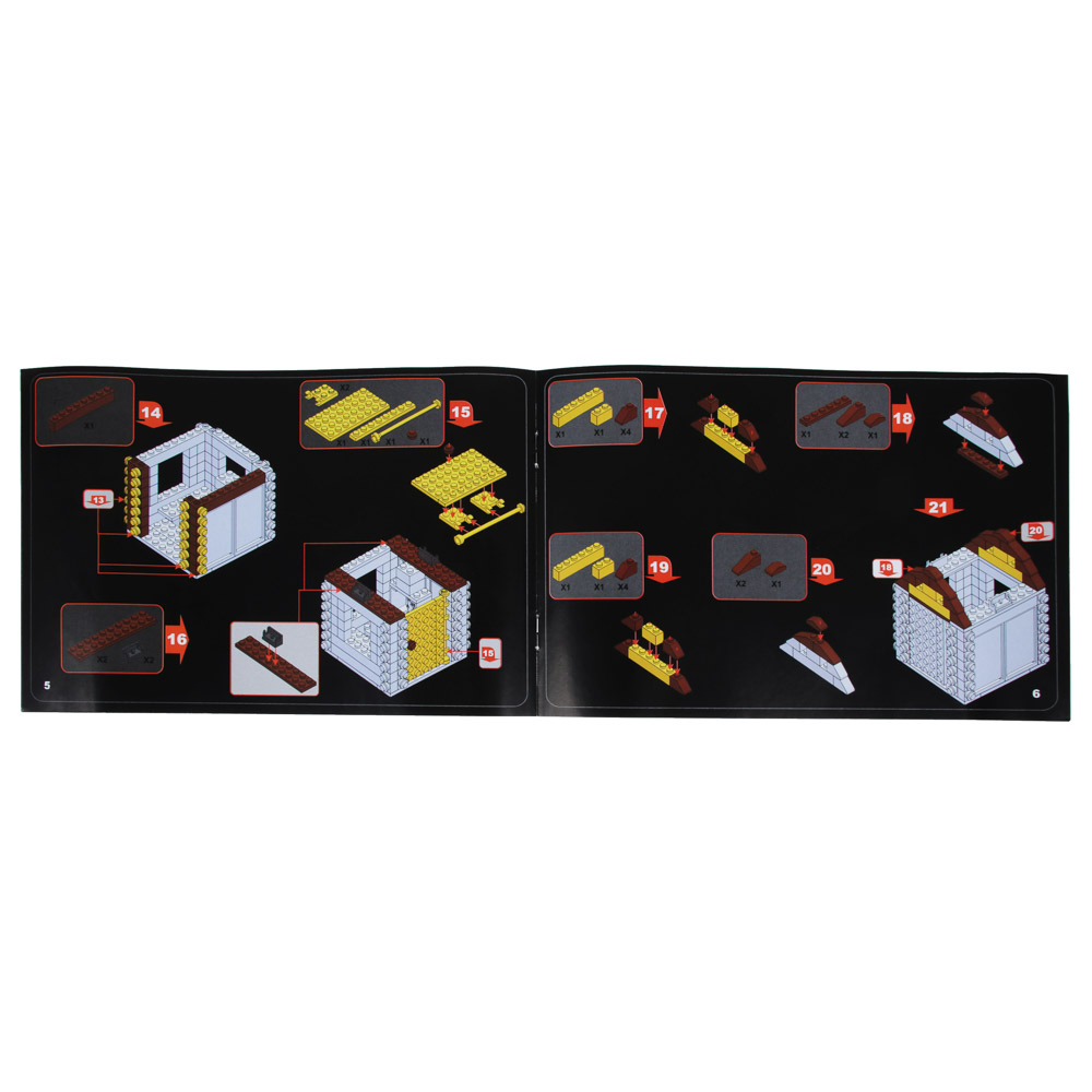 BY Конструктор "Дом сказочного героя", ABS, 20х15х6см, 2 дизайна, арт.№ 859-056