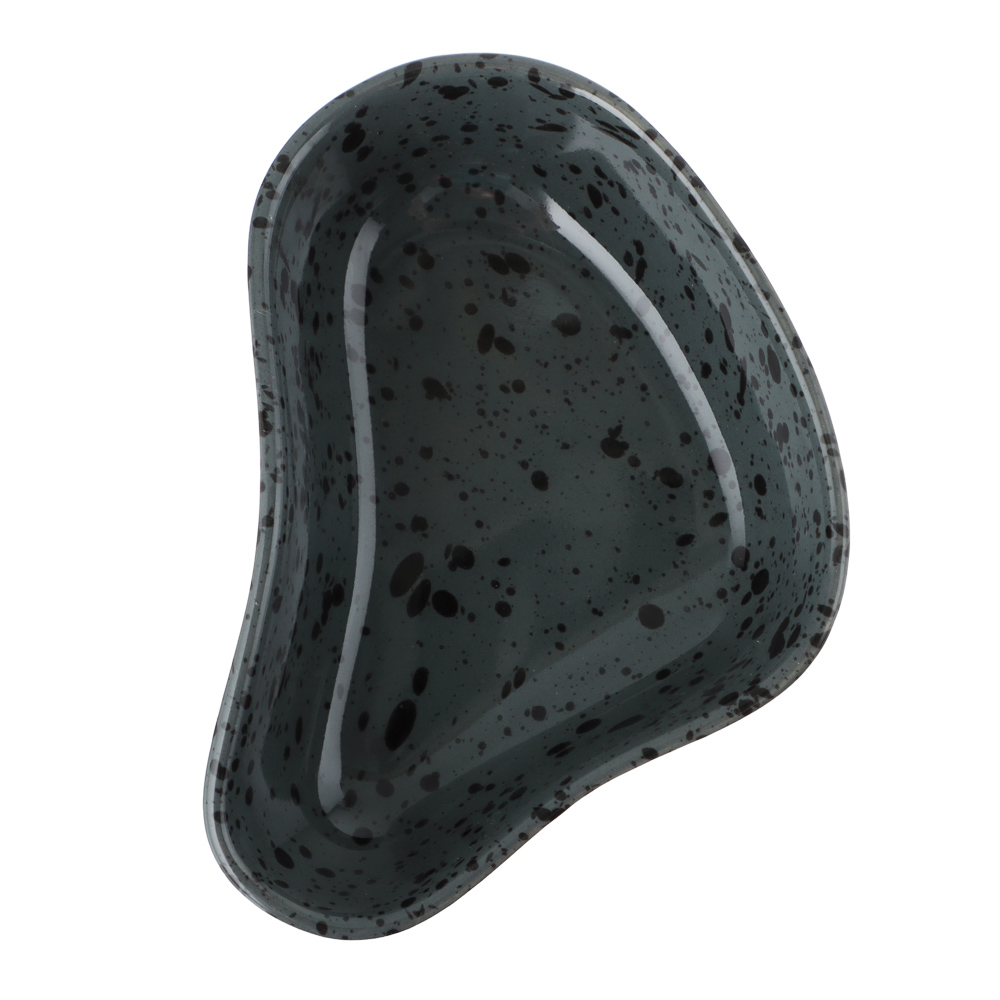 MILLIMI Оникс Розетка для соуса/варенья, 10х6,5х3,5см, фарфор, арт.№ 816-058