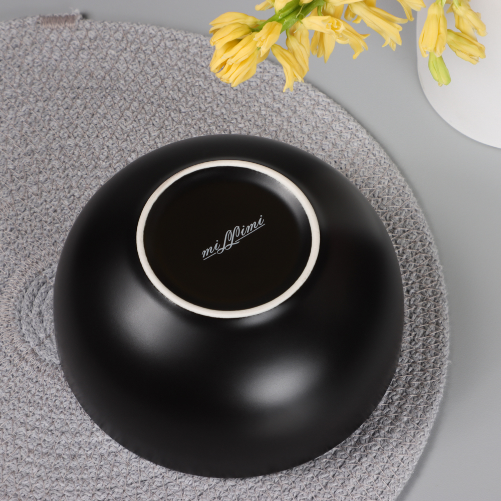 MILLIMI Лимонный курд Салатник, 550мл, 14х6,5см, керамика, арт.№ 824-642