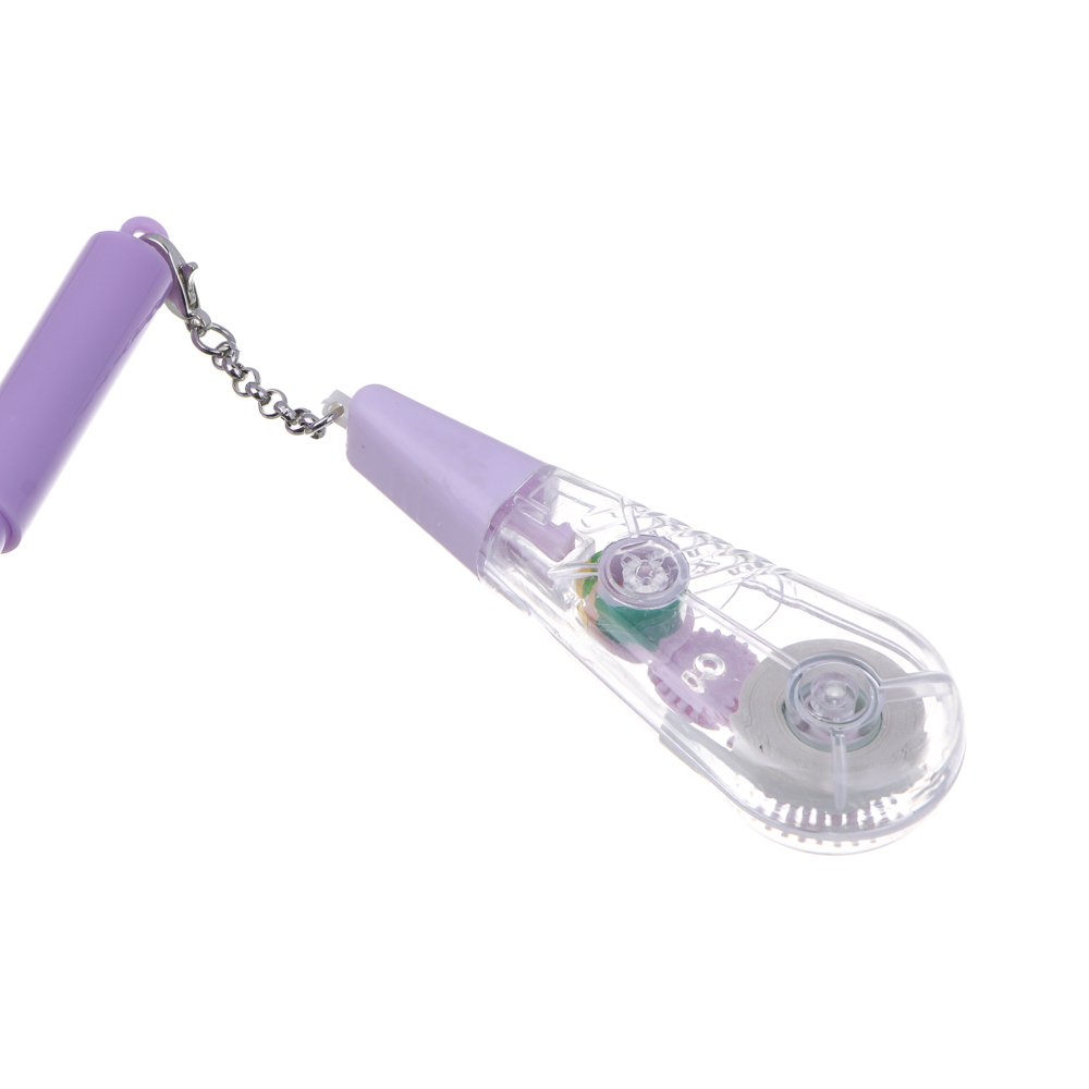 Ручка шариковая синяя с корректирующей лентой на подвесе, 17,5 см, 4 дизайна, арт.№ 591-016