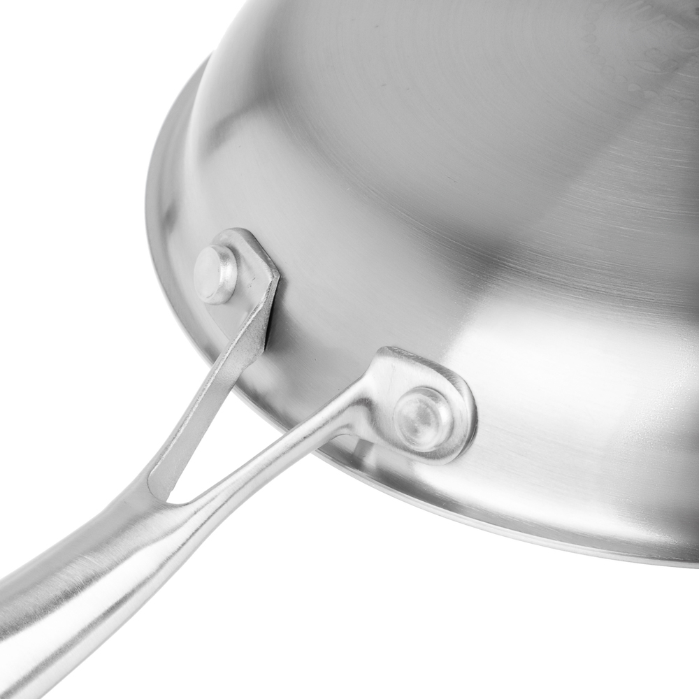 SATOSHI Савона Сковорода Triply 3-х слойная 20х4,0см, нерж.сталь 18/10, антиприг.покр. "соты", инд, арт.№ 822-150