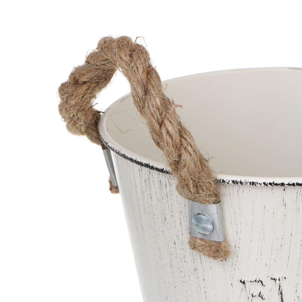 Кашпо тм INBLOOM, 13,5х12см, металл, арт.№ 164-411