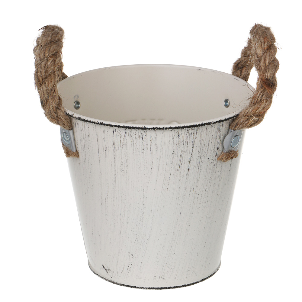 Кашпо тм INBLOOM, 13,5х12см, металл, арт.№ 164-411