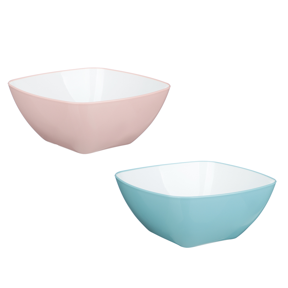 Салатник DUO 2л, пластик, 2 цвета, арт.№ 861-595