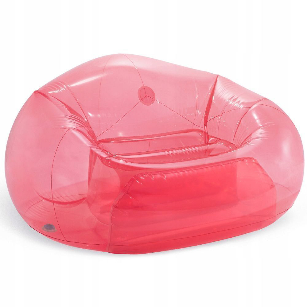 INTEX Кресло надувное прозрачное, розовое, 66501, арт.№ 052-010