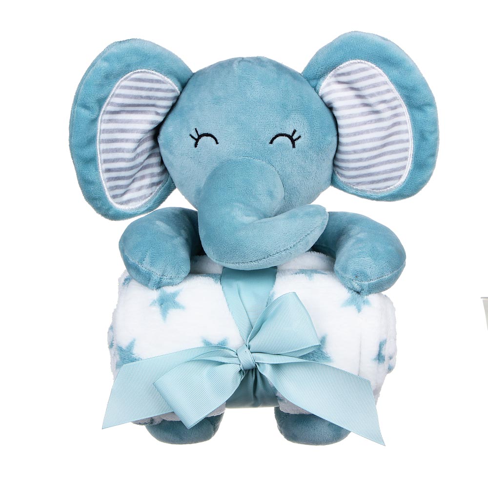 PROVANCE Мятный Латте Плед в комплекте с сувениром 90х75см, 240гр/м, 100% полиэстер, 3 дизайна, арт.№ 488-039