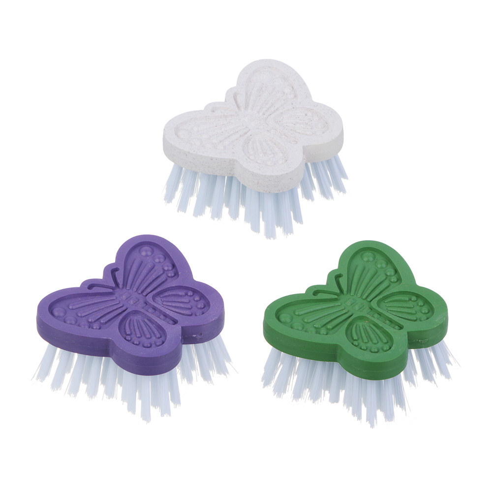 VETTA Щетка бабочка, полипропилен, полиэтилентерефталат, 7,5х6х3,5 см, 3 цвета, арт.№ 445-017