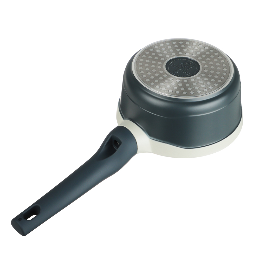 SATOSHI Кай Ковш с крышкой литой 1,3л, 16х8см, антипригарное покрытие, индукция, арт.№ 846-709