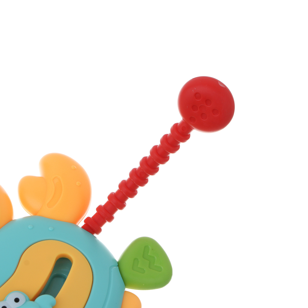 ИГРОЛЕНД Развивающая игрушка "Крабик", ABS, резина, 12,8х10,5х4,2см, 2 дизайна, арт.№ 270-052