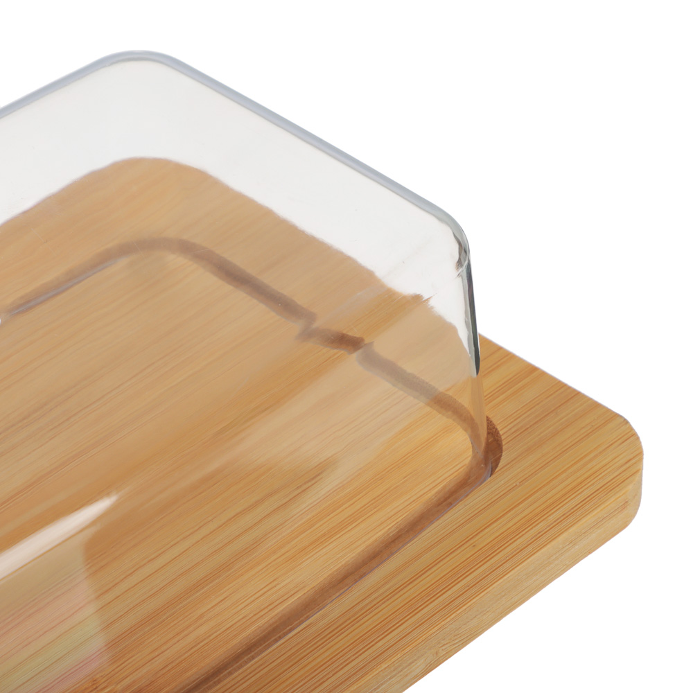 Масленка тм VETTA, 20,5x14x6,4см, пластик, бамбук, арт.№ 883-136