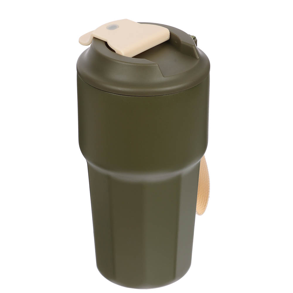 Термос-кружка тм BY Русские супергерои 420мл, нержавеющая сталь 18/10, арт.№ 841-909