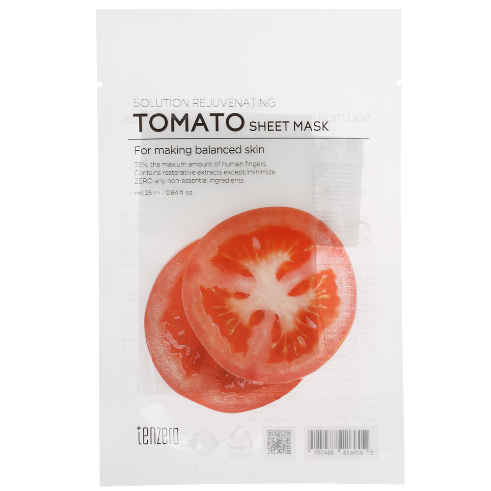 Маска для лица тканевая TENZERO 3 вида, 25мл, арт.№ 978-102