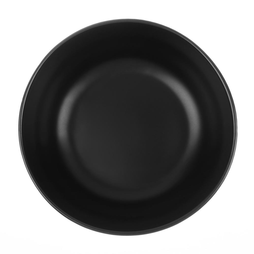 MILLIMI Монблан салатник 15,5x6,6см, 650мл, керамика, черный, арт.№ 824-222