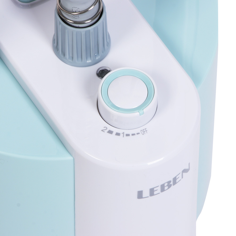 LEBEN Отпариватель напольный, 2200Вт, 1,8л, стойка-вешалка, глад. доска, серый, 220в, арт.№ 249-111