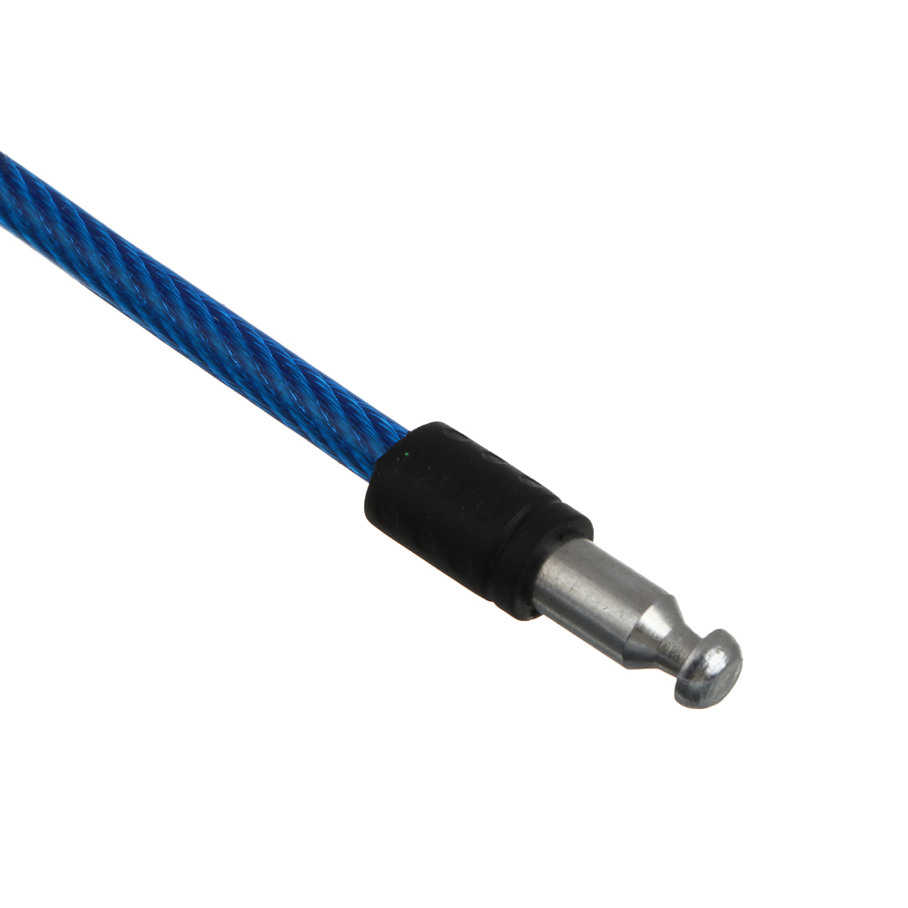 Замок велосипедный тм BY SPORT, противоугонный, тросовый, 600х7мм, металл, ПВХ, 3 цвета, арт.№ 468-118