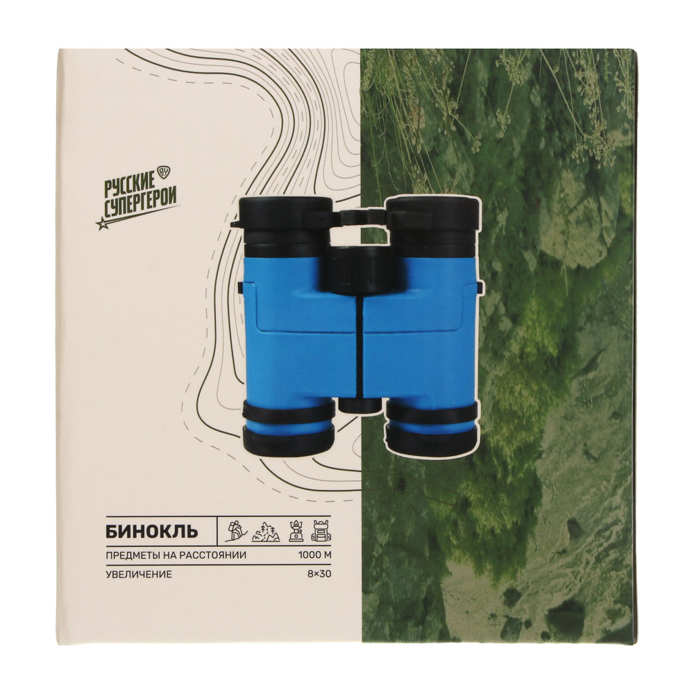 Бинокль тм BY Русские Супергерои, 8х30, однорежимный, арт.№ 118-257