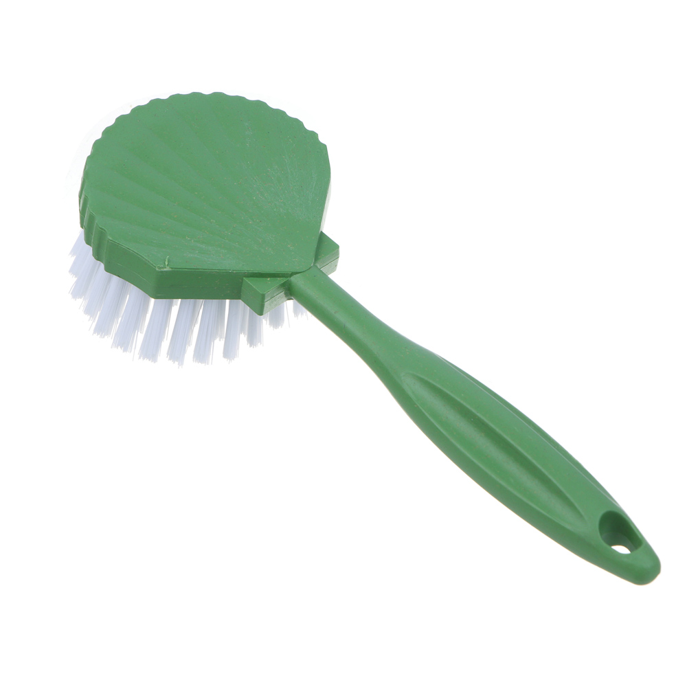 VETTA Щетка ракушка с длинной ручкой, полипропилен,  полиэтилентерефталат, 19,5х7х3,5 см, 3 цвета, арт.№ 441-014