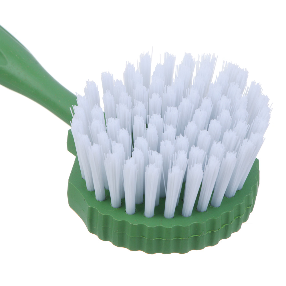 VETTA Щетка ракушка с длинной ручкой, полипропилен,  полиэтилентерефталат, 19,5х7х3,5 см, 3 цвета, арт.№ 441-014