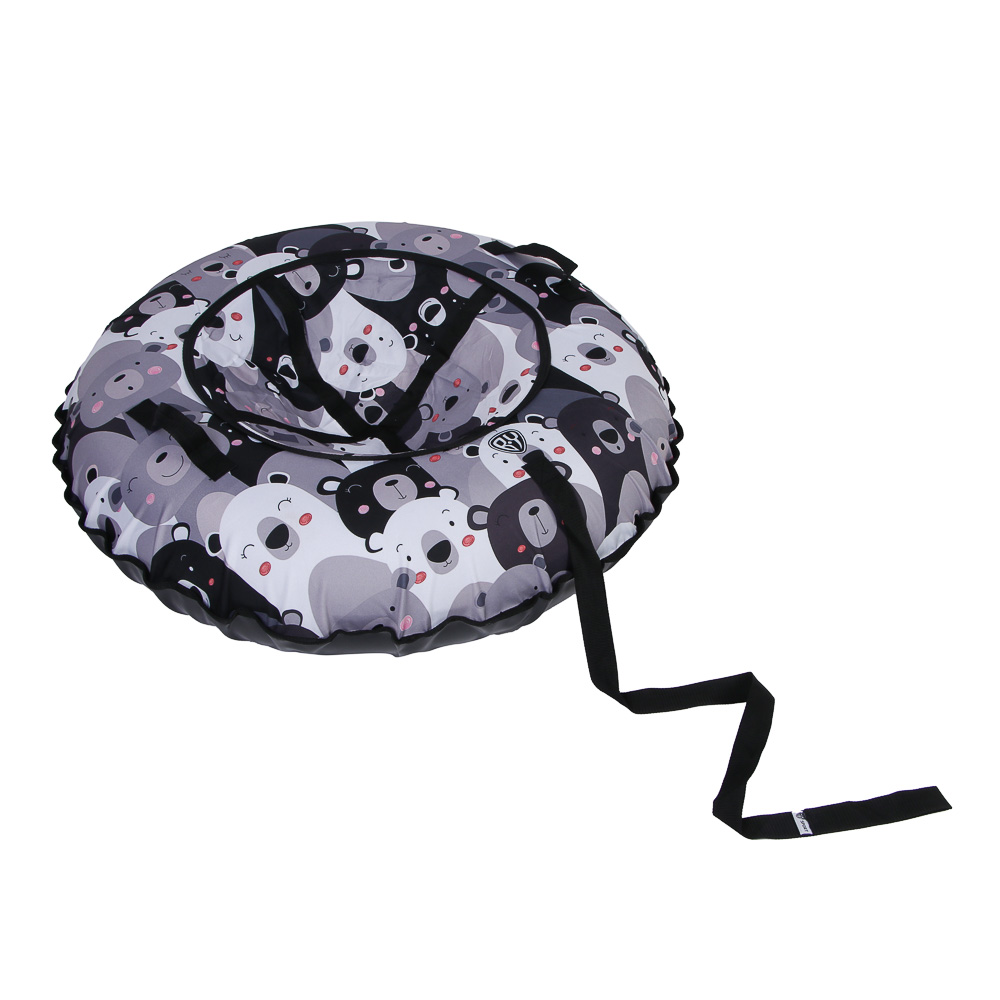 BY SPORT Тюбинг/ватрушка, диаметр 100см, оксфорд 600D, ПВХ, бутиловая камера R15, медведи, арт.№ 112-076