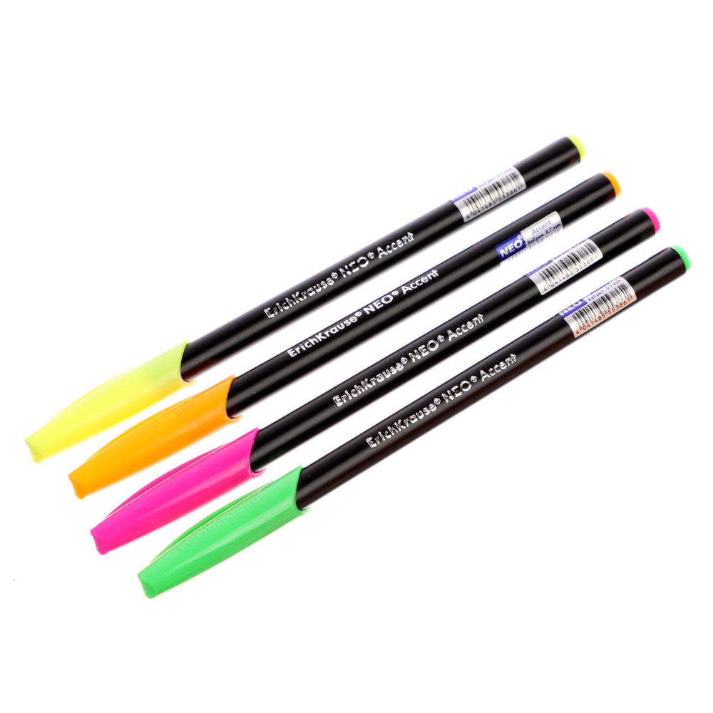 Ручка шариковая Erich Krause "Нео Стик Эксент" синяя, наконечник 0,7 мм, 55386, арт.№ 627-167