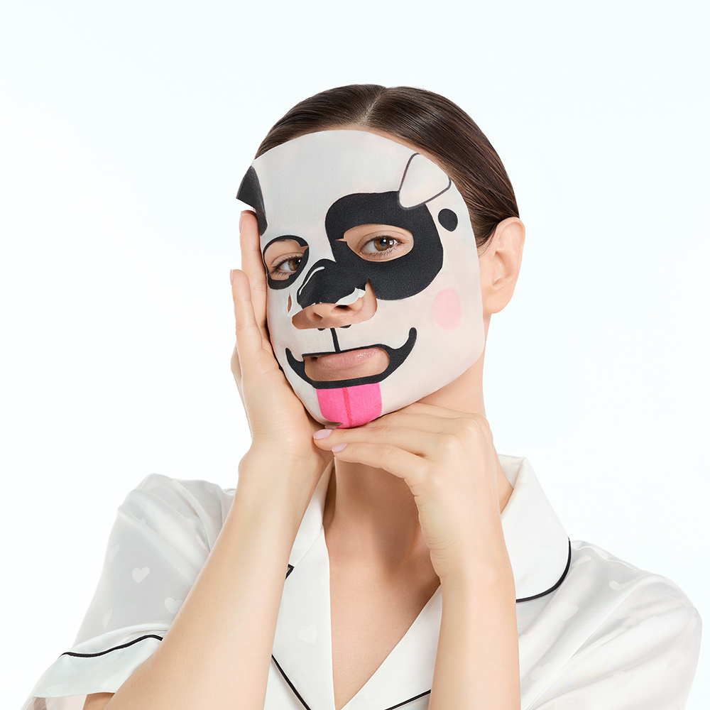 ЮНИLOOK Набор Маска для лица тканевая Забавные животные, 24мл х 3шт, 3 вида, арт.№ 022-109