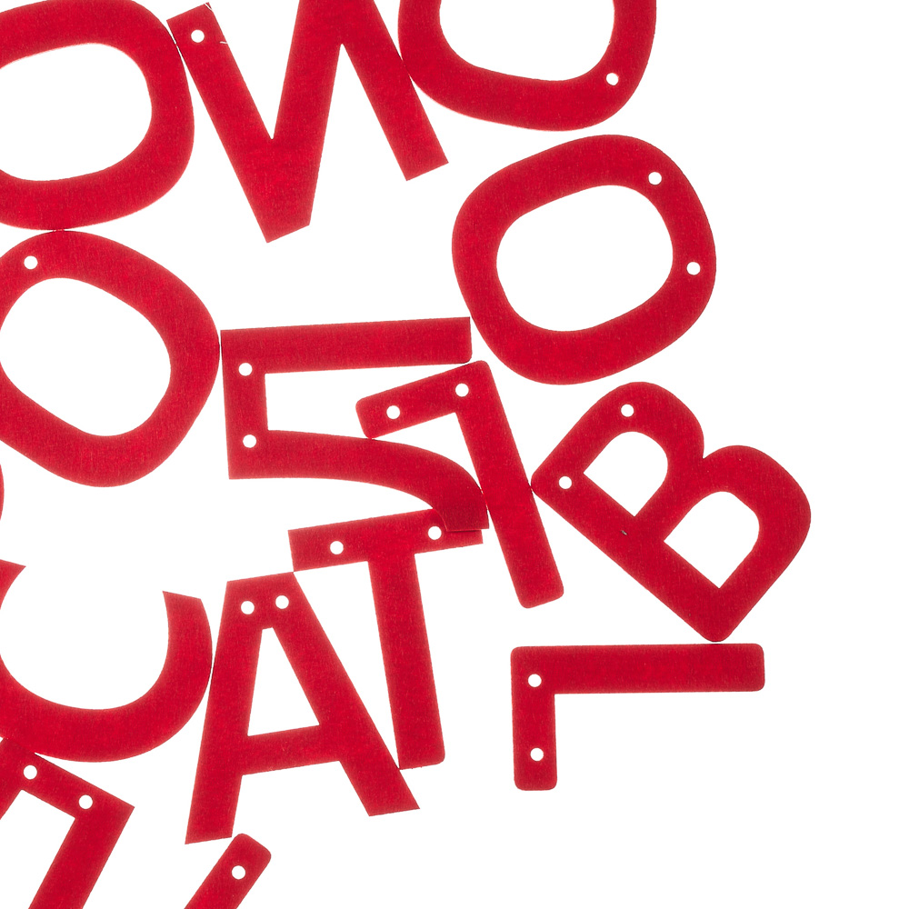 PROVANCE Винтер Украшение из фетра, 13см, 100% полиэстер, красный, арт.№ 492-180