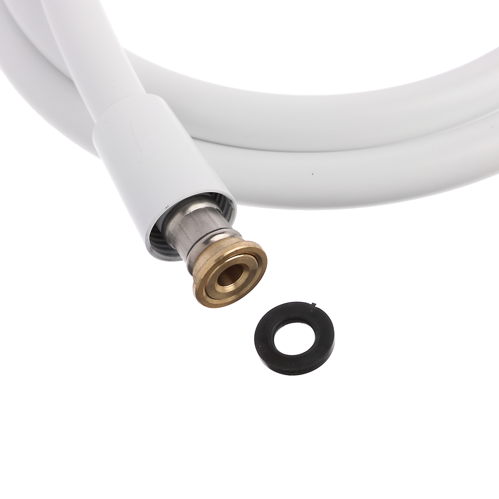 RAIN Шланг для душа, 150см, 1/2"(Имп)-1/2"(Имп), ПВХ, латунь, антитвист, белый, арт.№ 569-044