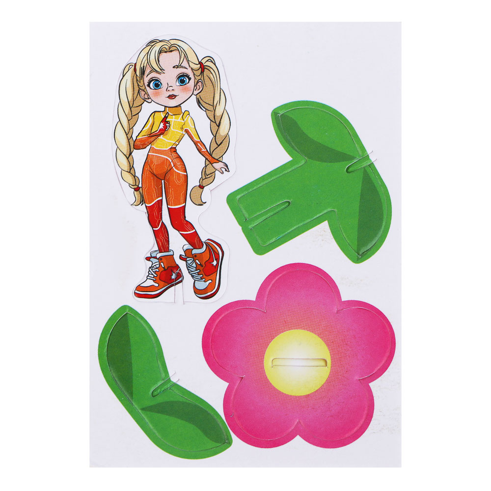 BY Пазл 3Д "Русские Супергерои", 6х8,4см, пенокартон, 25 дизайнов, арт.№ 214-092