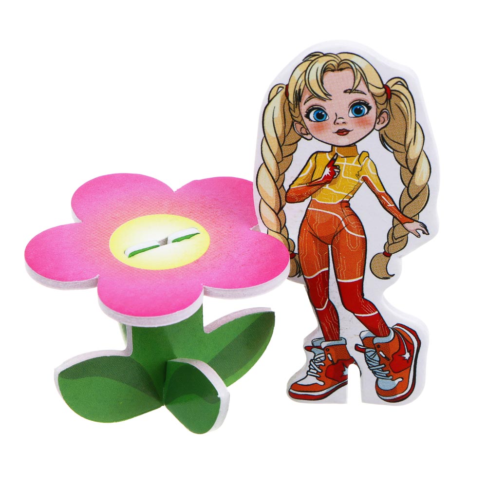 BY Пазл 3Д "Русские Супергерои", 6х8,4см, пенокартон, 25 дизайнов, арт.№ 214-092