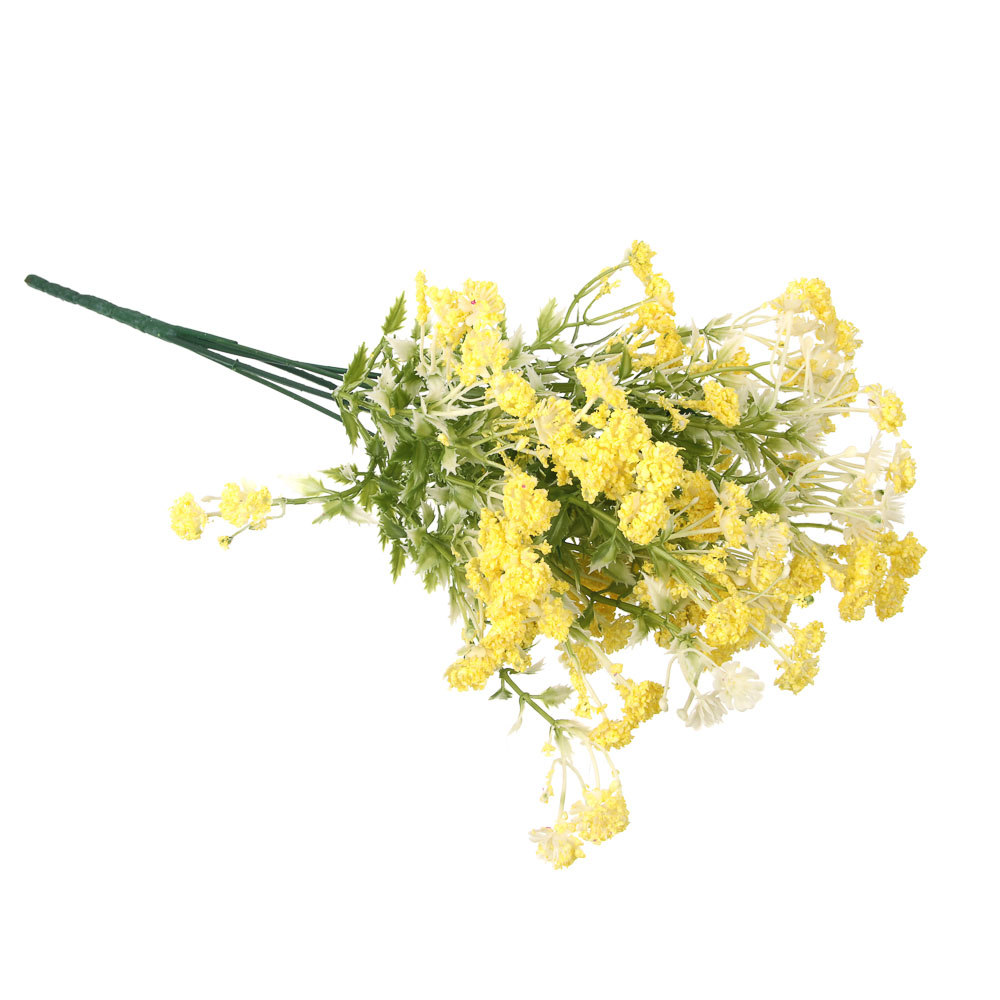 LADECOR Букет искусственных цветов, 5 веточек, 33-35см, пластик, проволока, 5 цветов, арт.№ 426-009