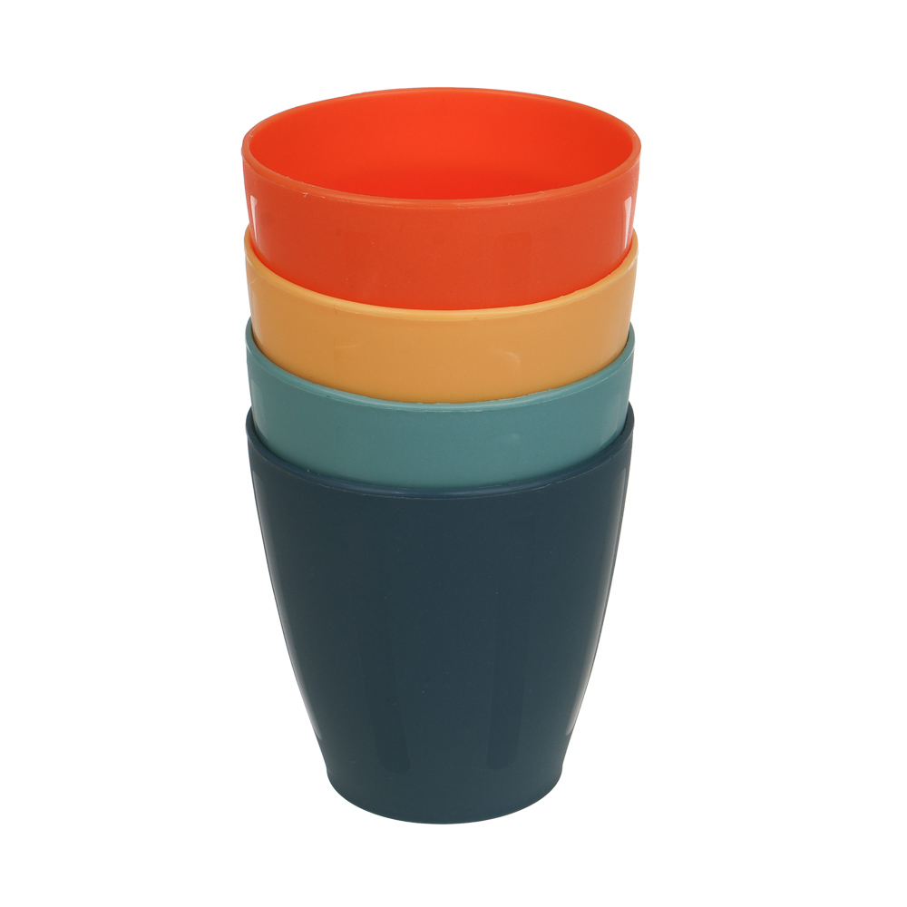 Набор стаканов тм VETTA Орра, 4 шт, 8х7,5см, полипропилен, арт.№ 861-576