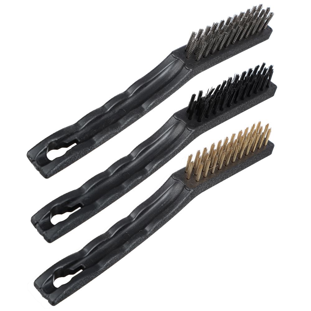 ЕРМАК Набор щеток металл с пластик. ручками (бол), арт.№ 656-068