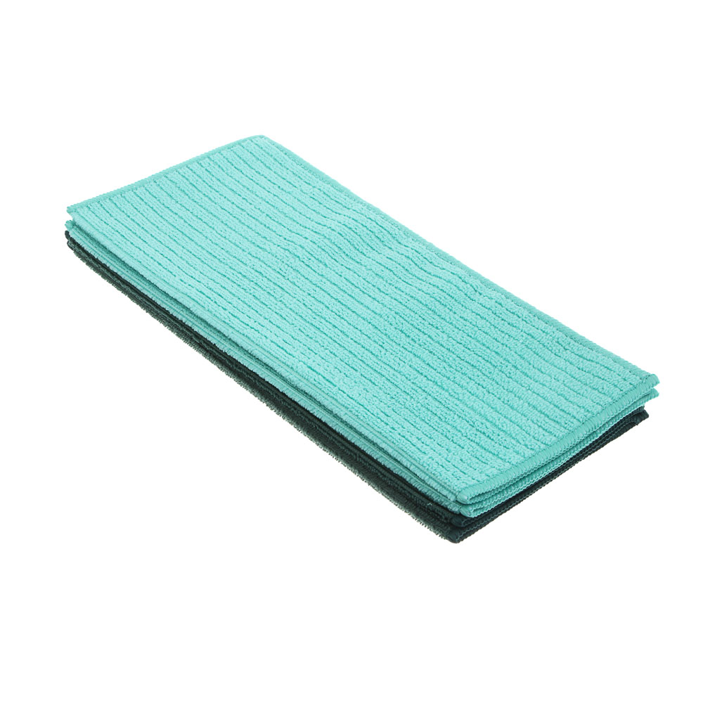 Салфетки универсальные тм VETTA, 4 шт, 30x30см, микрофибра 220г/м2, арт.№ 448-069