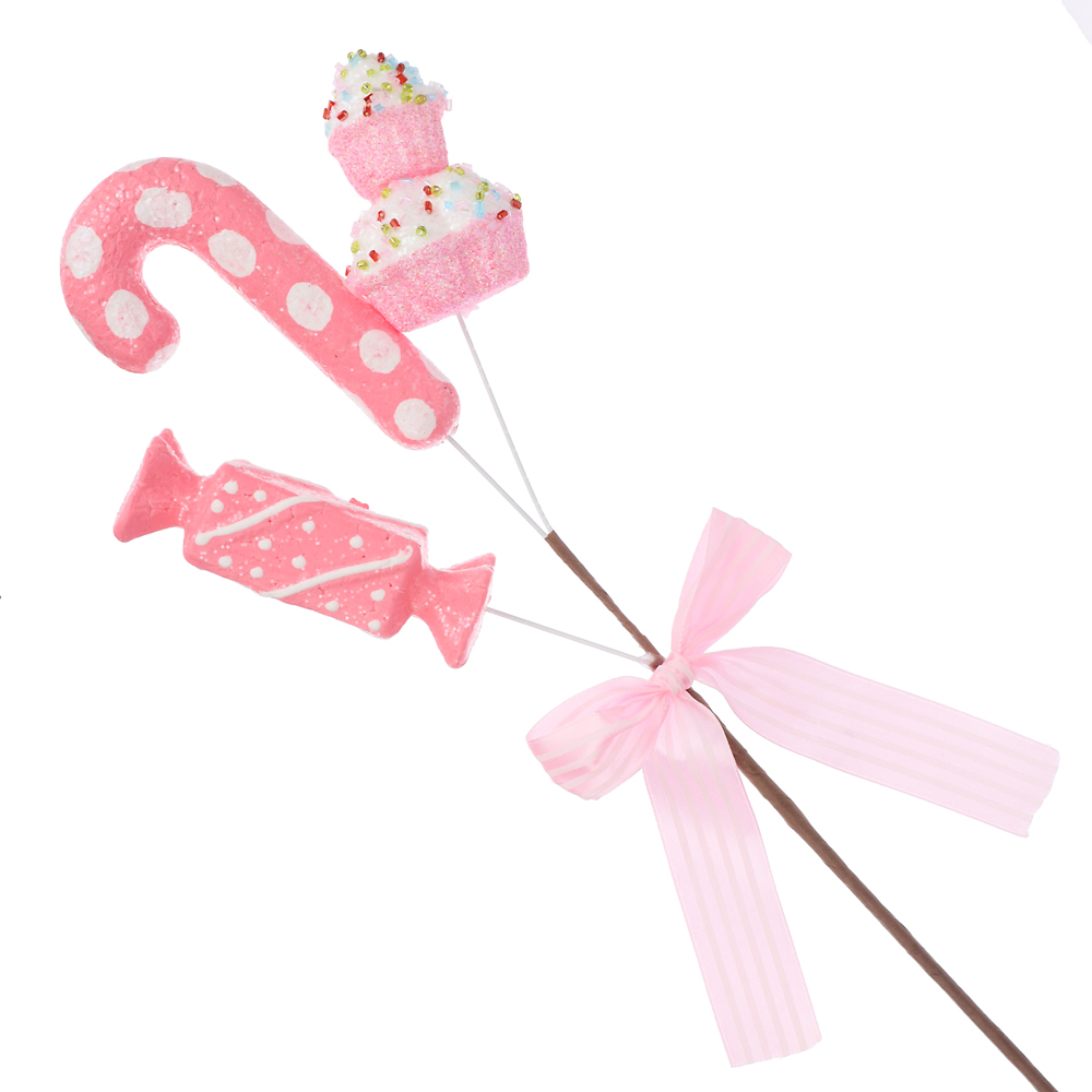 СНОУ БУМ Топпер декоративный с конфетами, 20x3x50 см, 4 дизайна, арт.№ 374-507