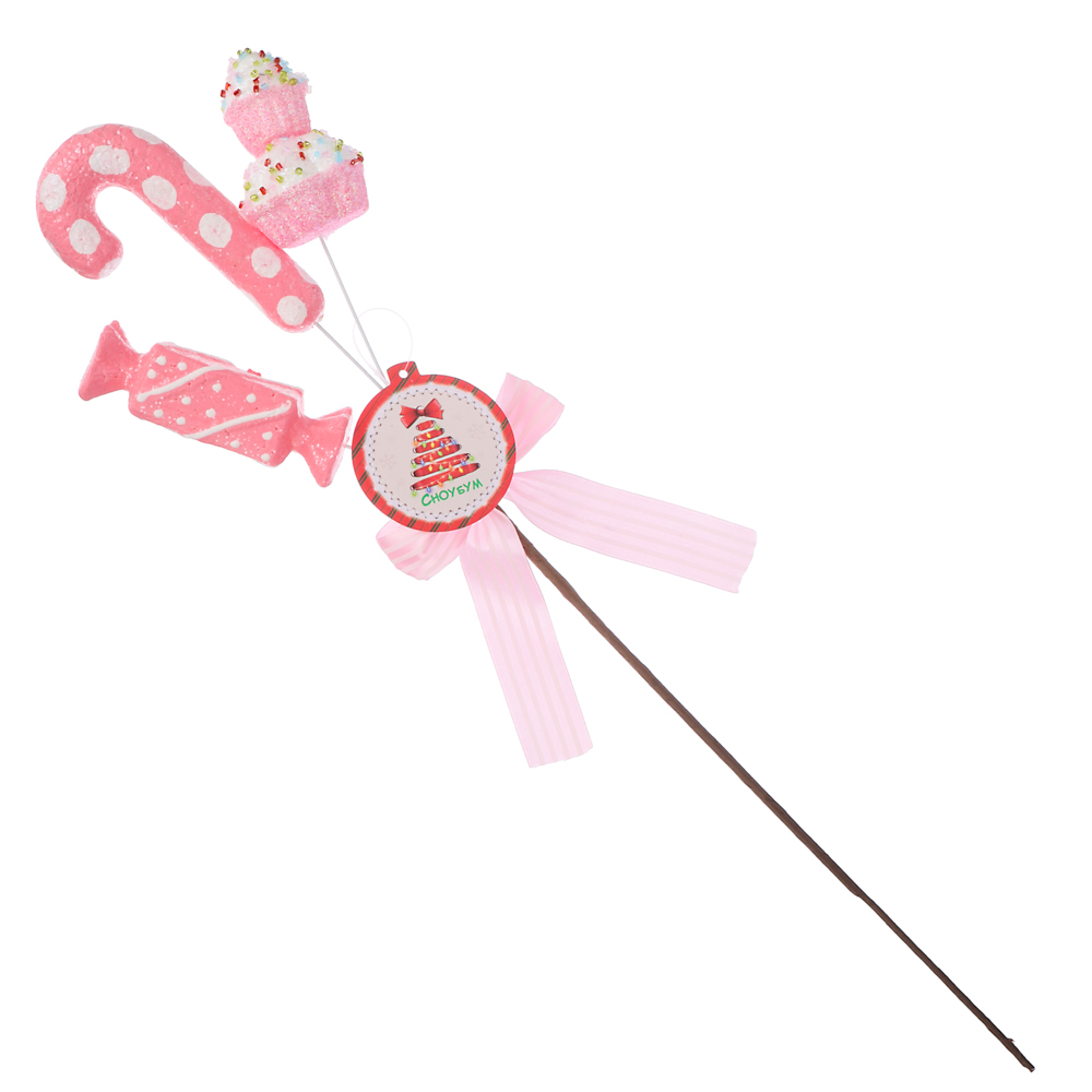 СНОУ БУМ Топпер декоративный с конфетами, 20x3x50 см, 4 дизайна, арт.№ 374-507