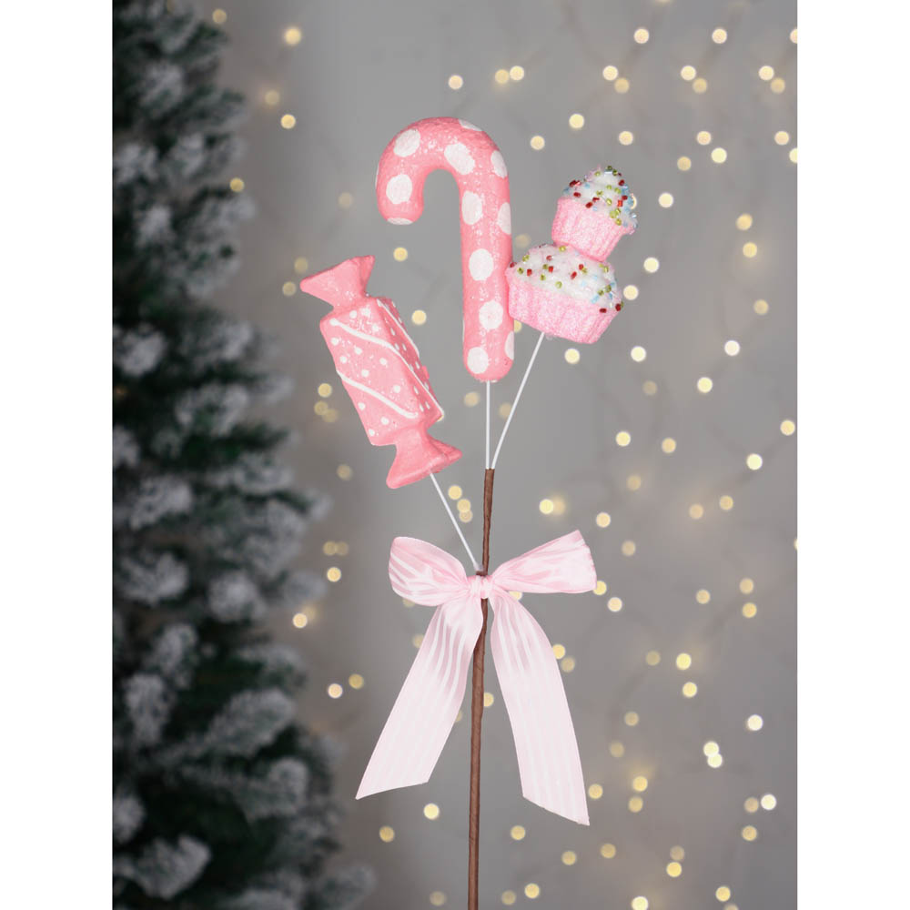 СНОУ БУМ Топпер декоративный с конфетами, 20x3x50 см, 4 дизайна, арт.№ 374-507