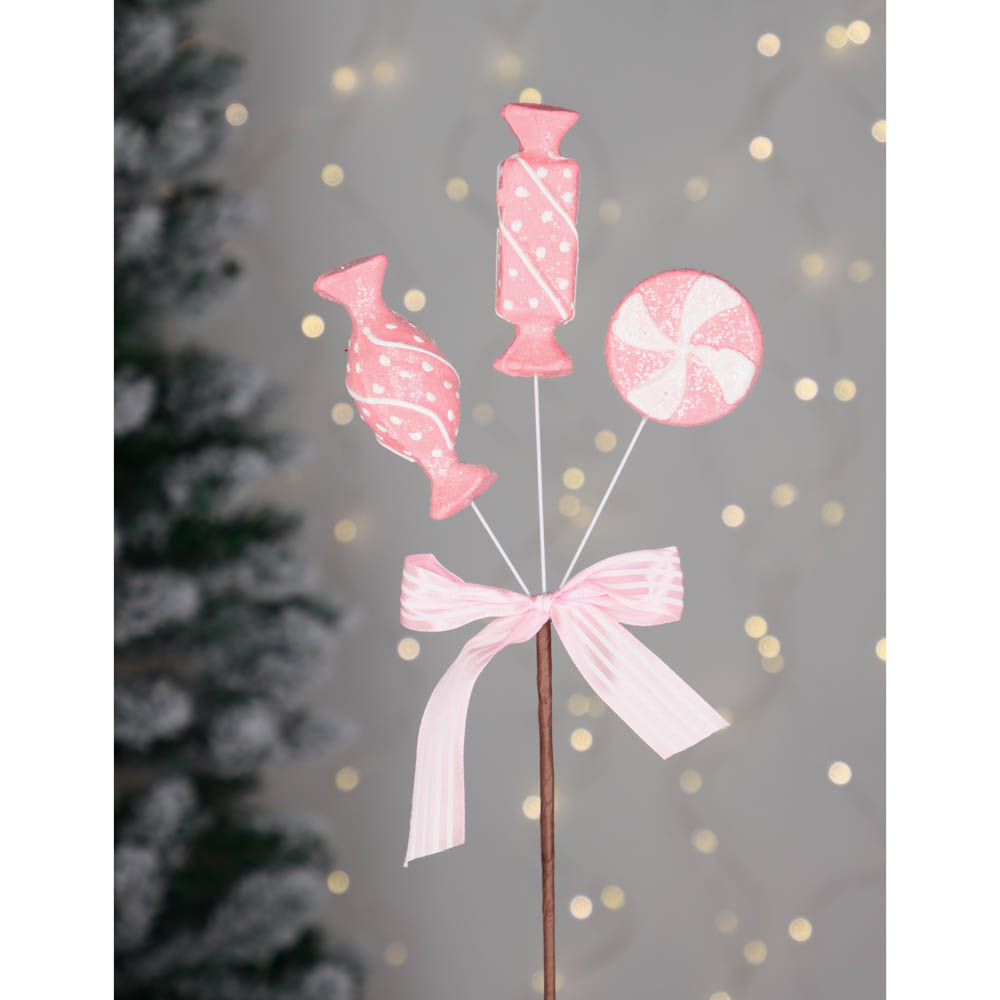 СНОУ БУМ Топпер декоративный с конфетами, 20x3x50 см, 4 дизайна, арт.№ 374-507