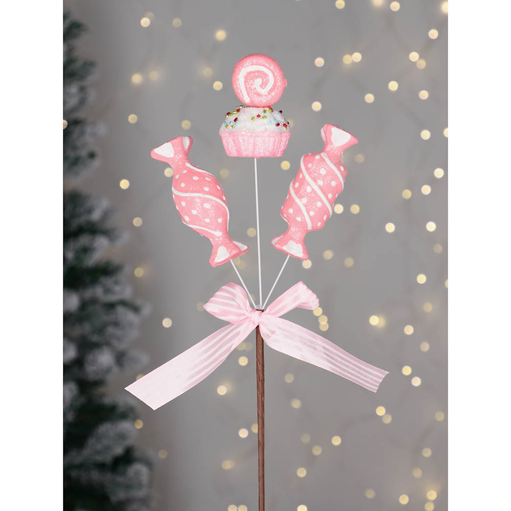 СНОУ БУМ Топпер декоративный с конфетами, 20x3x50 см, 4 дизайна, арт.№ 374-507