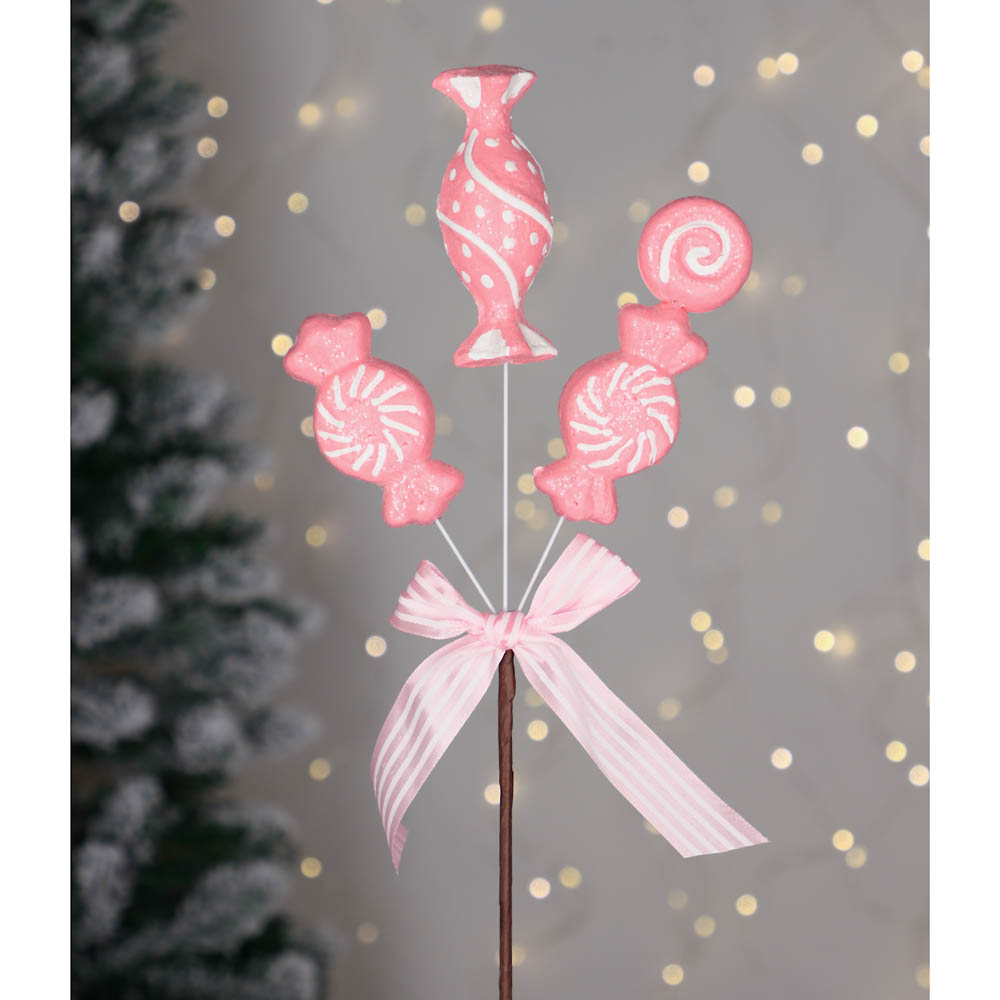 СНОУ БУМ Топпер декоративный с конфетами, 20x3x50 см, 4 дизайна, арт.№ 374-507