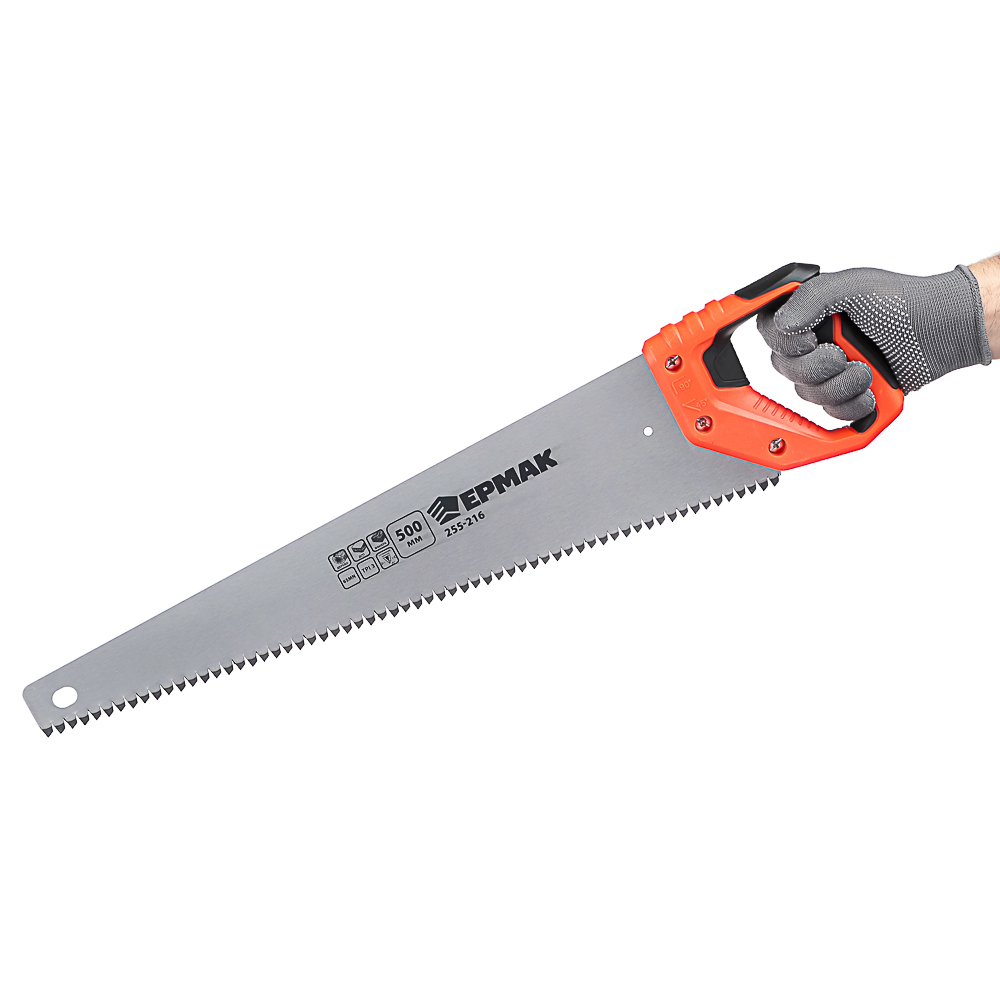 ЕРМАК Ножовка по дереву MAXI 3D 500мм, арт.№ 255-216